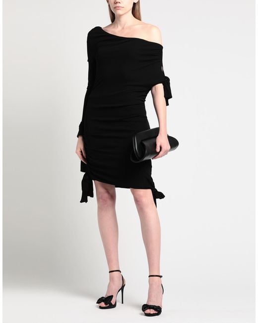 MSGM Black Mini Dress Viscose