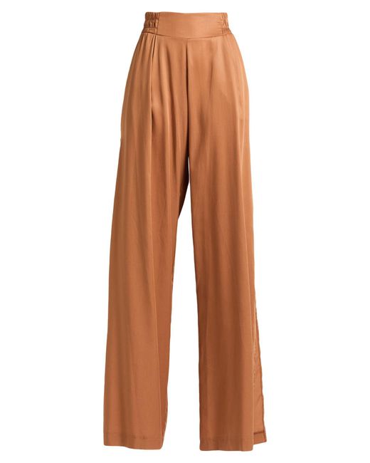 REVISE CONCEPT Brown Camel Pants Lyocell