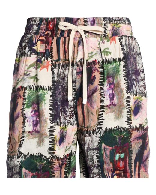 DOMREBEL Multicolor Shorts & Bermuda Shorts for men