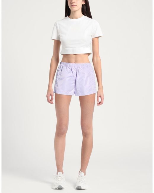 Frankie Shop Purple Shorts & Bermuda Shorts Polyester
