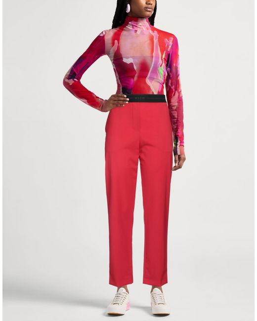 MSGM Red Hose