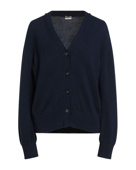 Massimo Alba Women's Blue Cardigan Cotton