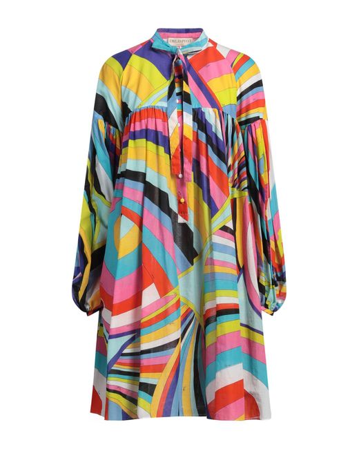 Emilio Pucci White Midi-Kleid