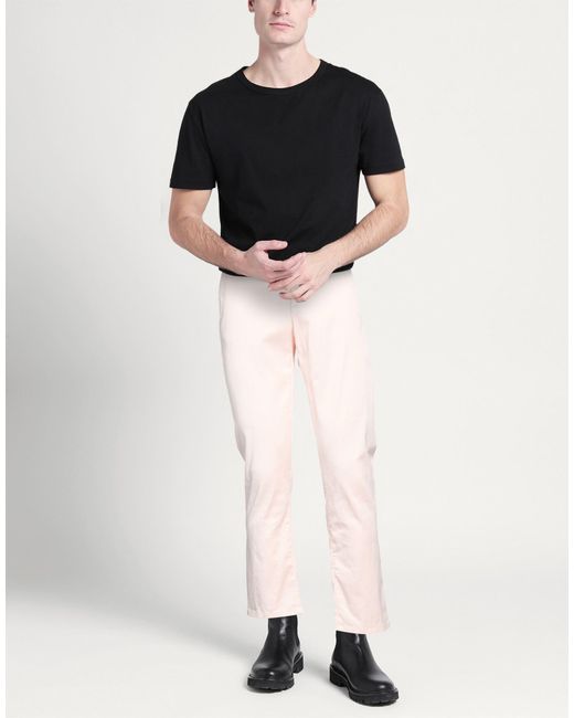 Teleria Zed Pink Pants Lyocell, Cotton, Lycra, Elastane for men