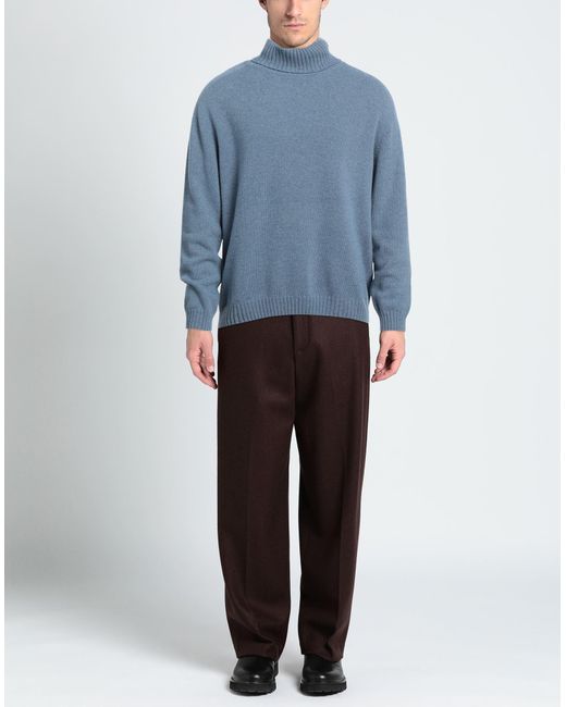 Malo Blue Turtleneck for men