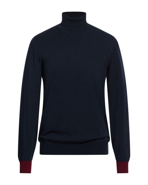 Trussardi Blue Turtlenecks for men