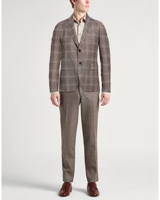 Tombolini Brown Blazer for men