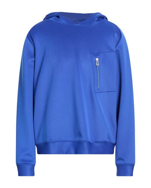 Kiton Blue Sweatshirt Polyester, Elastane for men