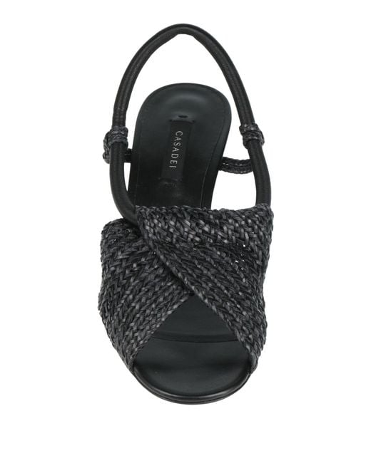 Casadei Black Sandals