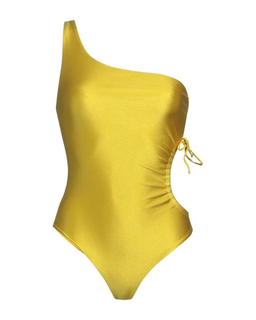 JADE Swim Yellow One-piece Swimsuit