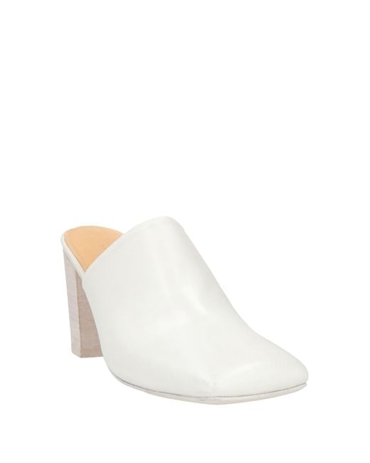 Marsèll White Mules & Clogs