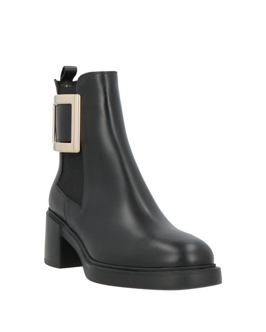 Roger Vivier Black Ankle Boots