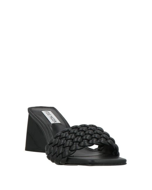 Steve Madden Black Sandals