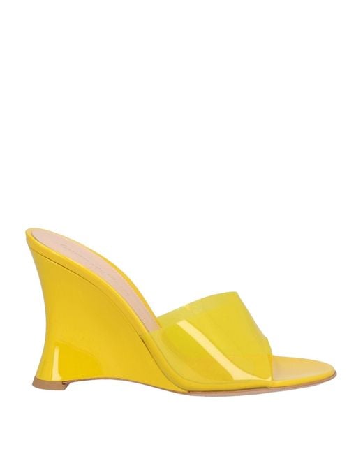 Gianvito Rossi Yellow Sandals