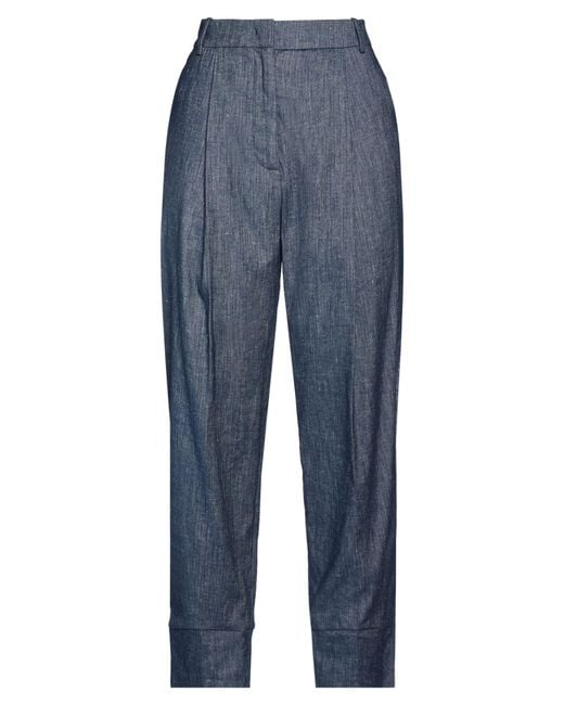Eleventy Blue Jeans Linen, Cotton, Elastane