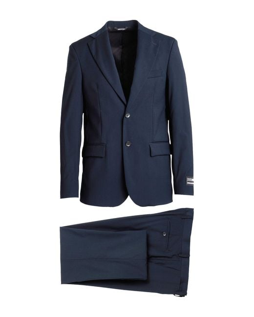Just Cavalli Blue Suits for men