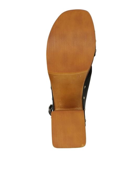 SOFIA MARE Black Sandals Leather