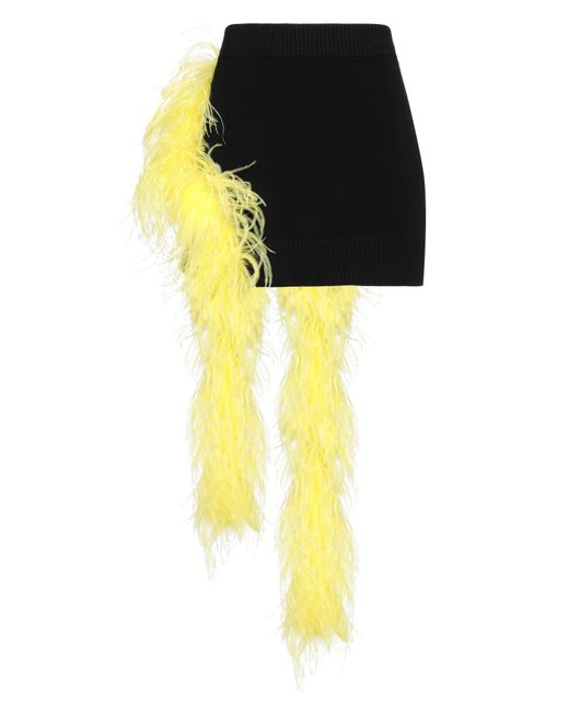 The Attico Yellow Mini Skirt