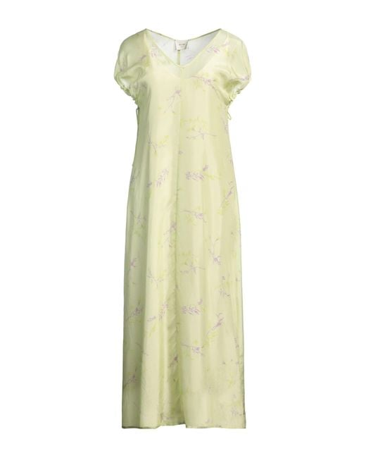 Alysi Yellow Maxi-Kleid