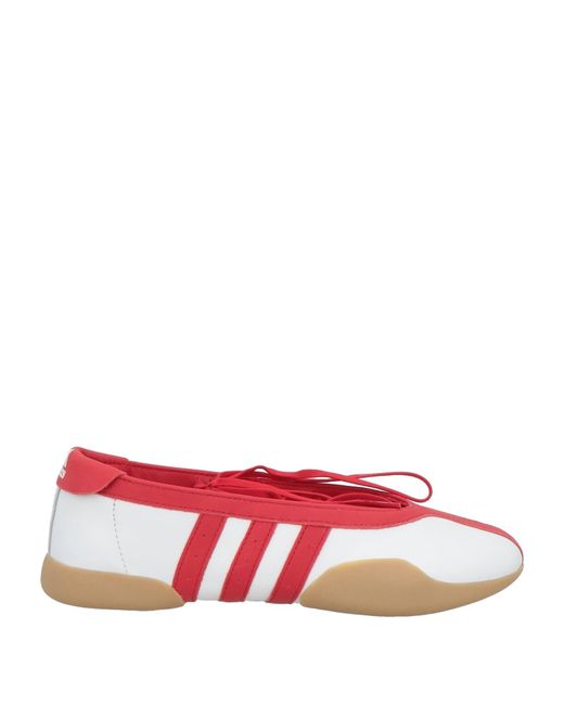 Adidas Red Ballet Flats