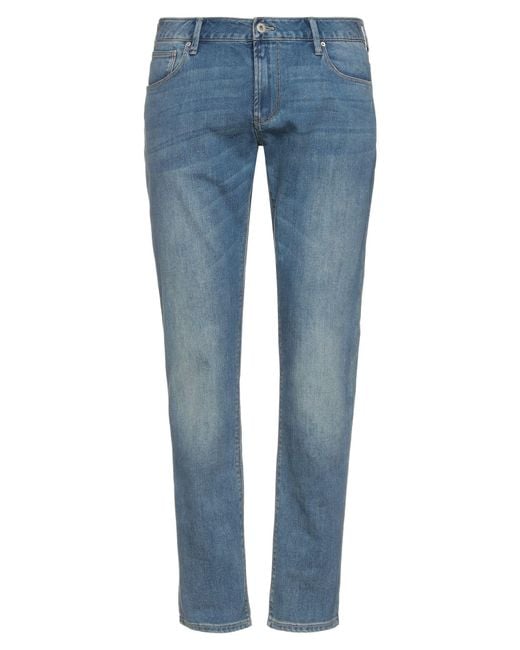 Emporio Armani Blue Denim Pants for men