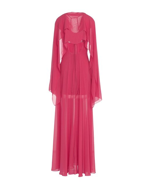 Fabiana Ferri Pink Maxi Dress