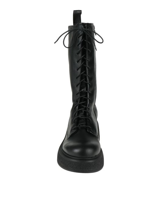 Boemos Black Boot Leather