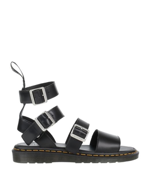 Dr. Martens Black Sandals Leather for men