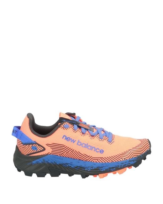 New Balance Blue Coral Sneakers Textile Fibers