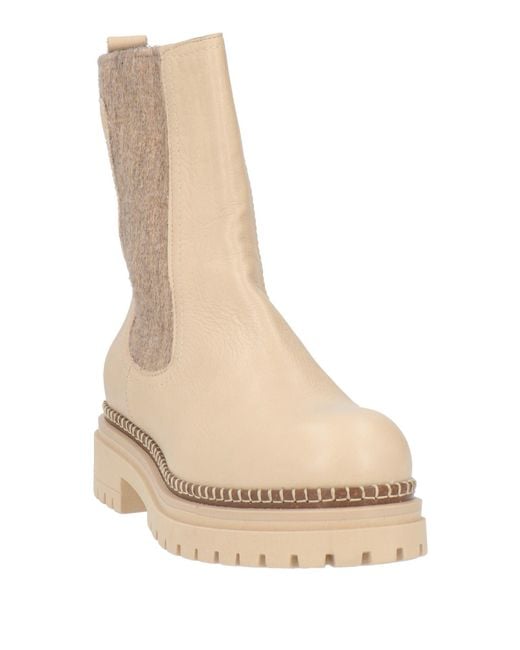 BARRACUDA'S COLLECTION Natural Ankle Boots Leather
