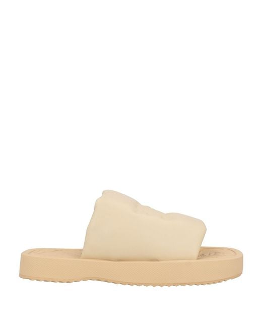 Burberry Natural Sandals Leather