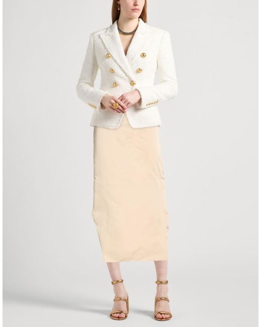 Givenchy Natural Midi Skirt Silk