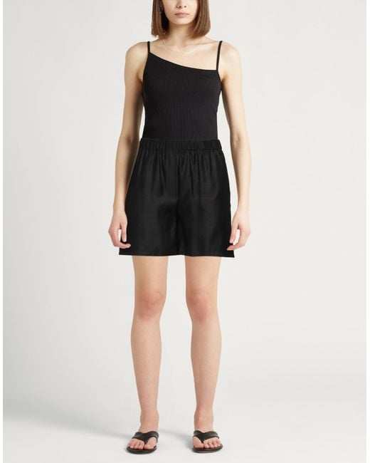 Max Mara Black Shorts & Bermuda Shorts Cotton