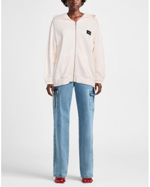 ARMANI EXCHANGE Natural Sweatshirt Cotton, Polyester