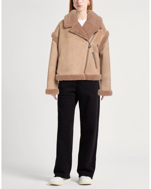 Moschino Natural Shearling & Teddy
