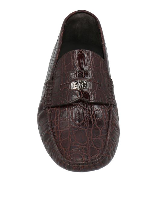 Roberto Cavalli Brown Loafers Leather for men
