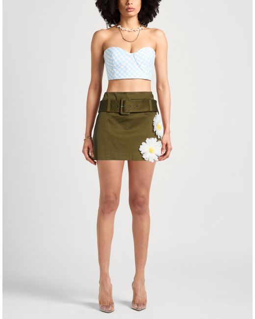 MSGM Green Mini Skirts