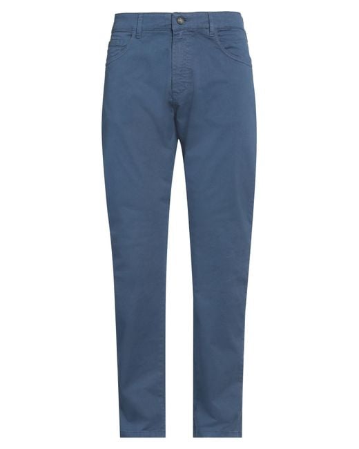 Barbour Blue Pants Cotton, Elastane for men