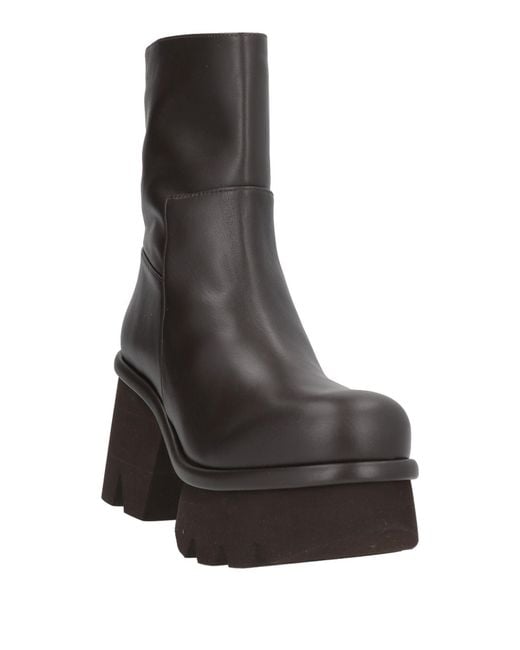 Paloma Barceló Gray Ankle Boots