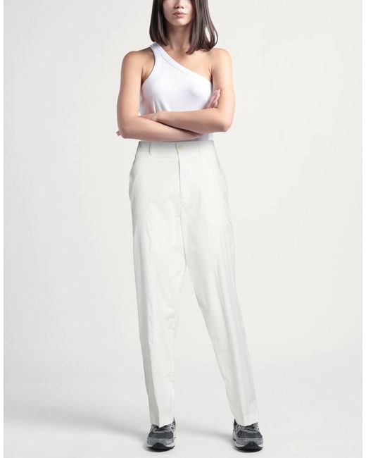 SOLOTRE White Pants Cotton