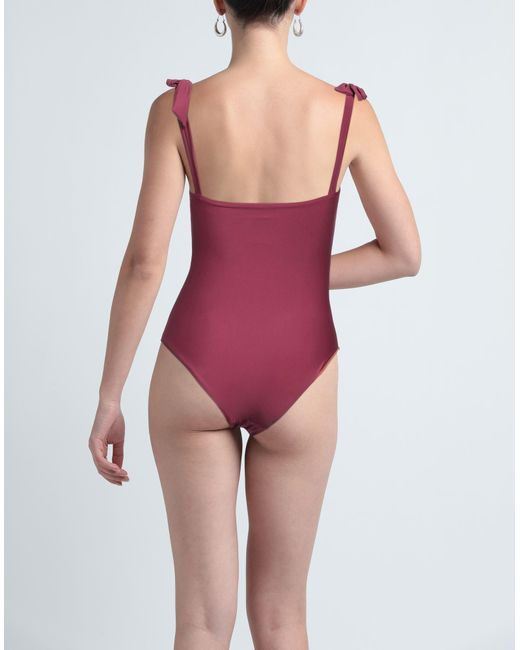 Tela Red One-piece Swimsuit