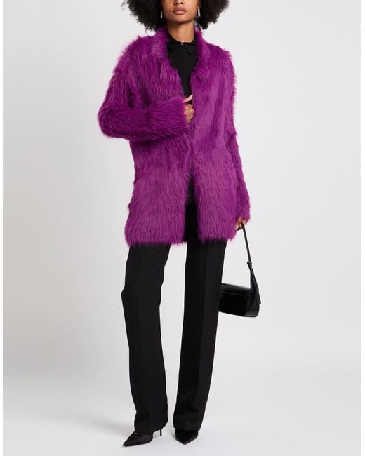 Shearling & Teddy di Pinko in Purple