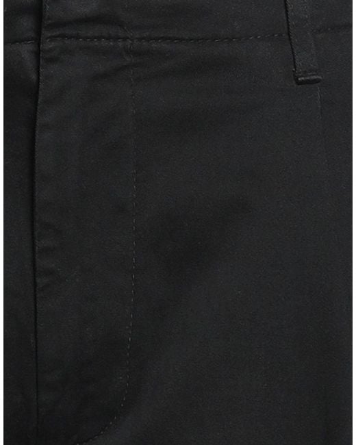 Dondup Black Pants Cotton, Elastane for men
