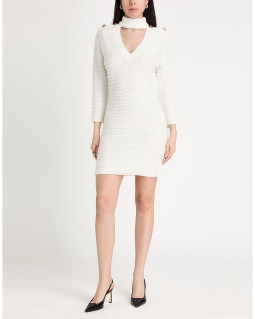 SIMONA CORSELLINI White Mini Dresses