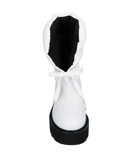 Stuart Weitzman White Ankle Boots