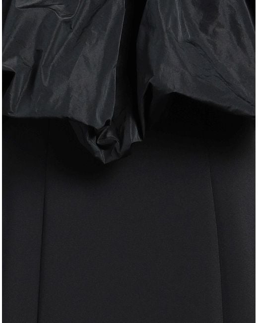 Pinko Black Mini Dress Polyester, Elastane