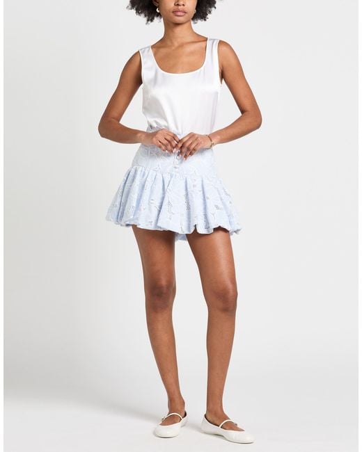 Sandro White Mini Skirts
