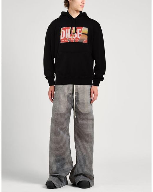 DIESEL Black Sweatshirt for men