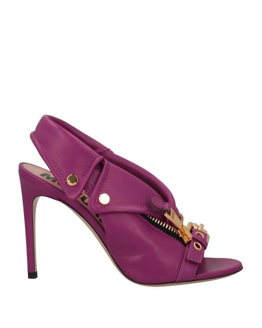 Moschino Purple Sandals