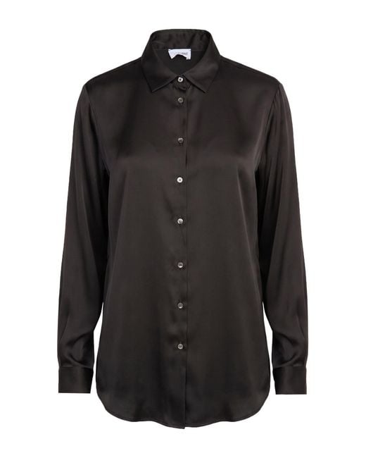 RUE DU BAC Black Shirt Polyester, Elastane